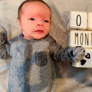 Grandsons 1 month picture