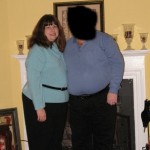 Thie picture is called "Decision Maker".  Here I was, Thanksgiving 2004 with my now ex-husband.  This pic PROVED that I MUST have the surgery.