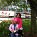 Me and Meg at Breast Cancer Awareness Walk in Midland MI