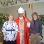 My cousin and I with Bishop Murray after confirmation: 2007