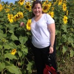 In field of sunflowers Okinawa