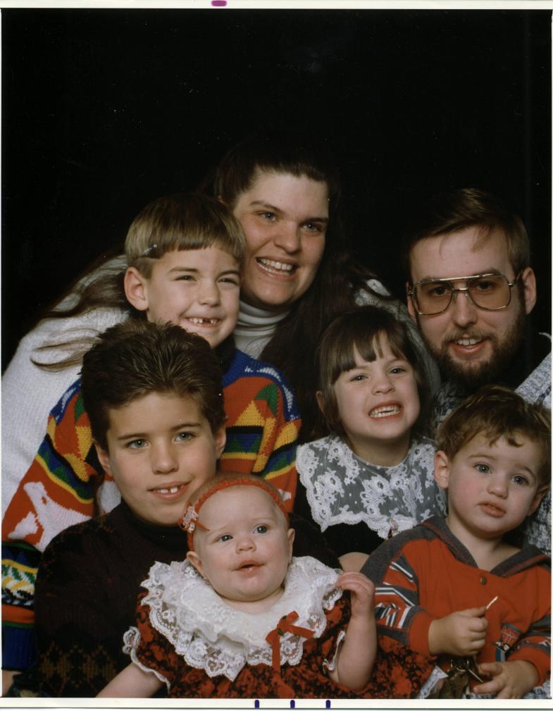 Dave & Reinette Verbeek family picture 1994