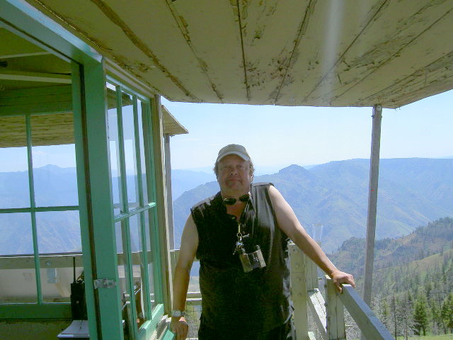 Hat Point Fire Tower overlooking the Snake River