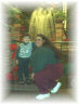 Me and my nephew at the Opryland Hotel in 2000