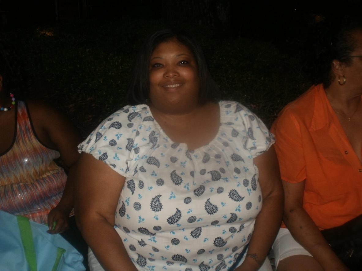 Me in April on a trip to Orlando Florida.